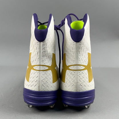 Under Armour Spine Brawler Signed by Patrick Queen #6 and Anthony Brown #12 Size 13.5 Football Cleats