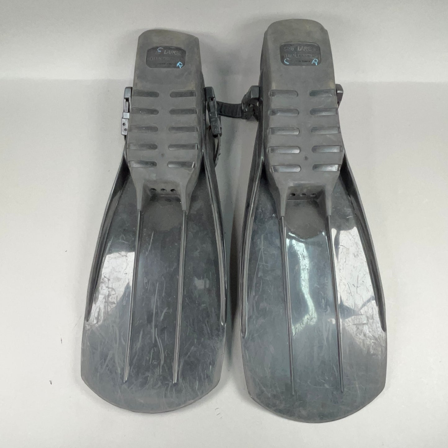 Aqua Lung US Divers Pulse Size Large Adjustable Open Heel Scuba Fins