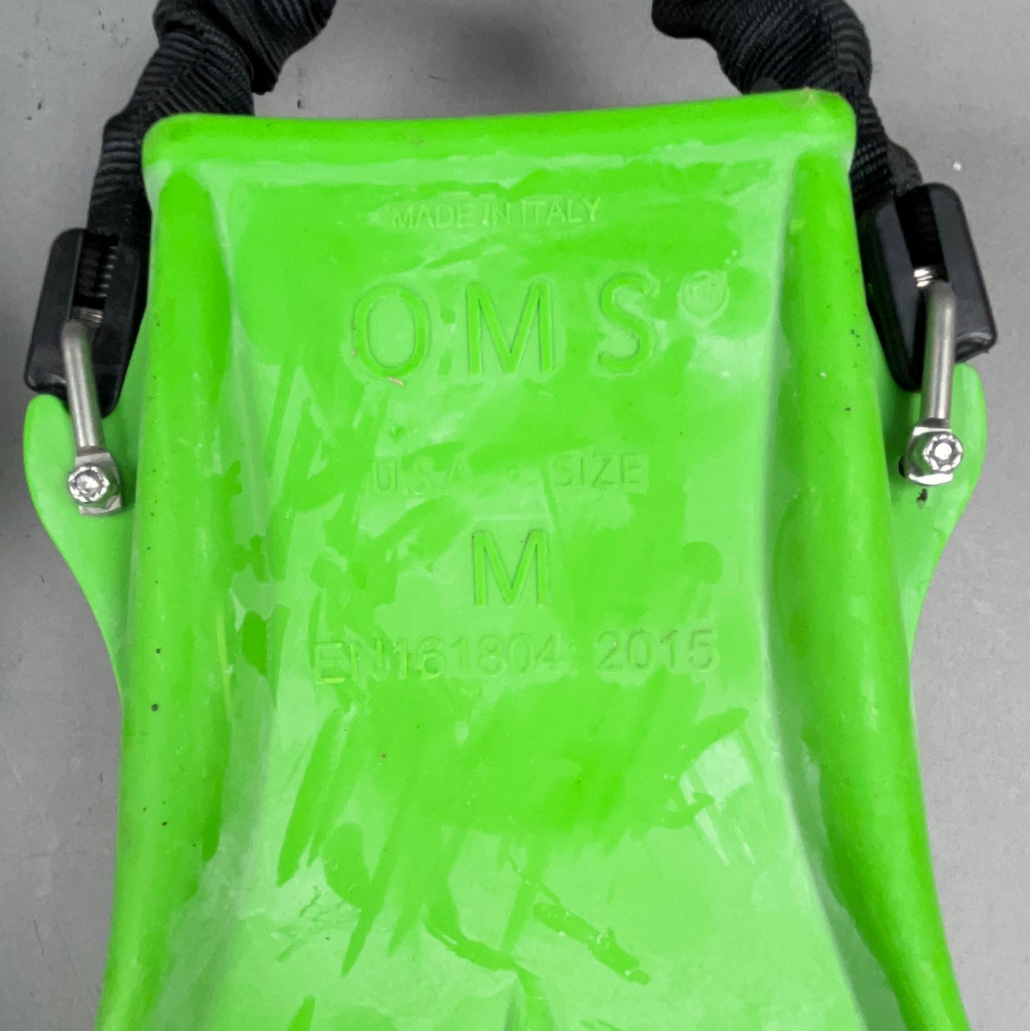 OMS Splistream Monoprene Size Medium Scuba Fins