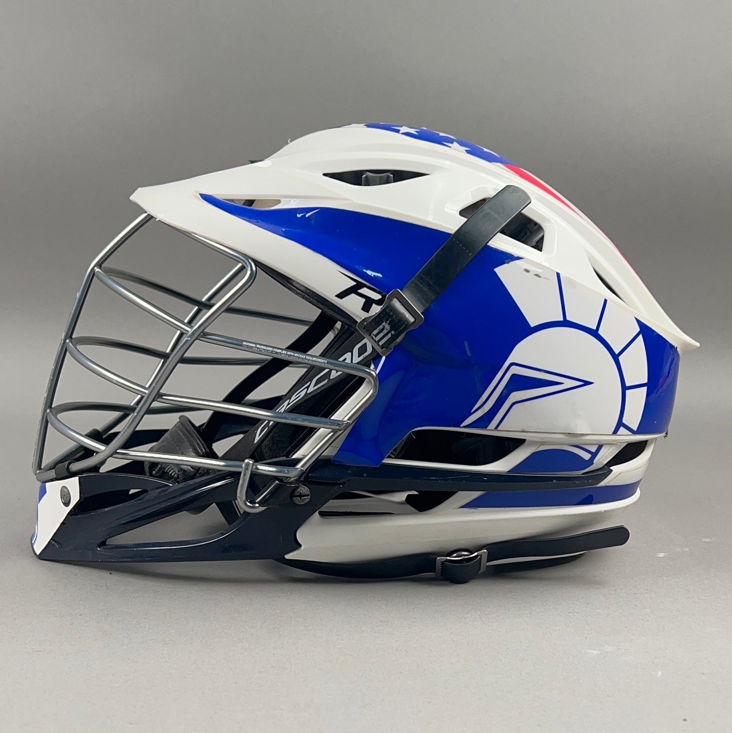 Cascade R OSFM Adjustable 21.5" to 24" Lacrosse Helmet — view 3