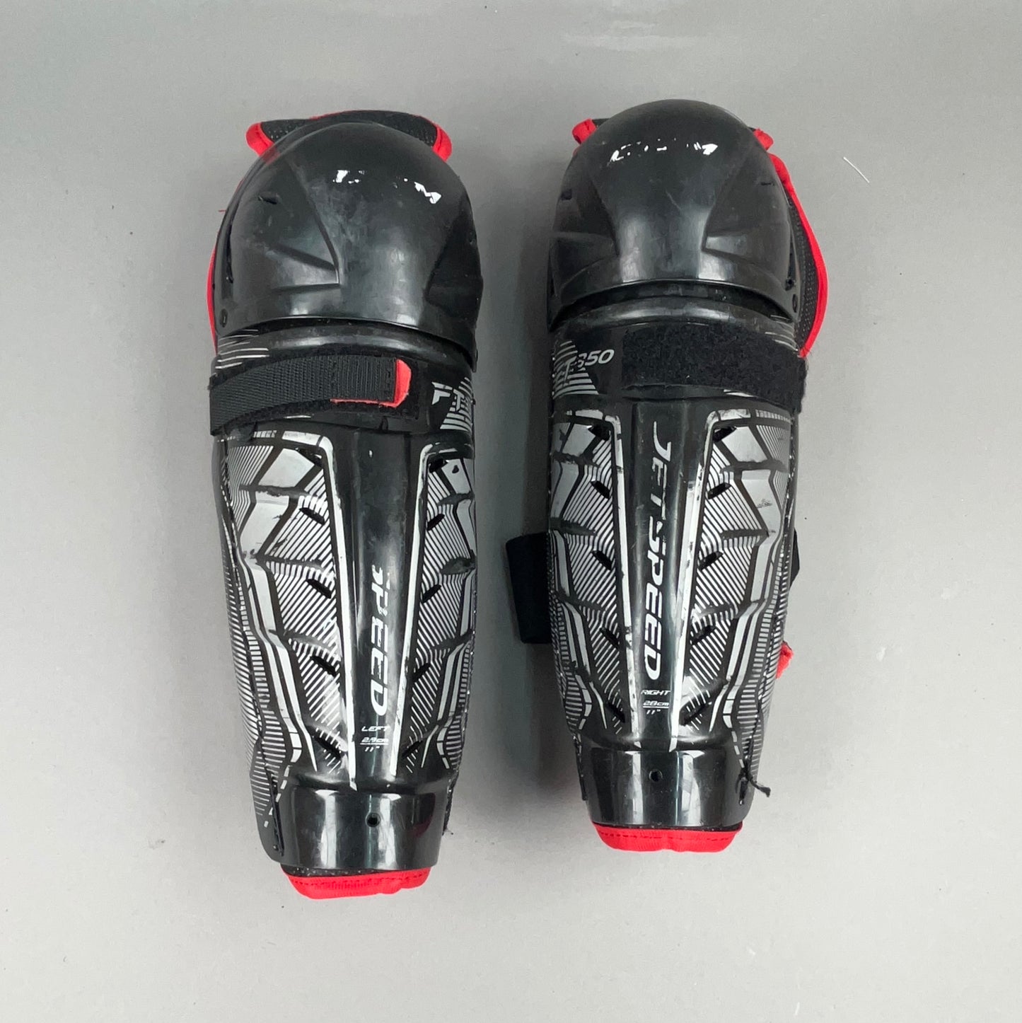 CCM Jetspeed FT350 Junior 11" Hockey Shin Guards