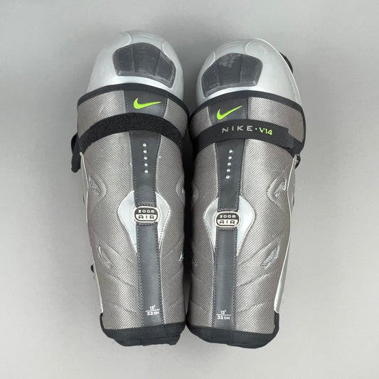 Nike Bauer V14 Intermediate 13" Vintage Hockey Shin Guards