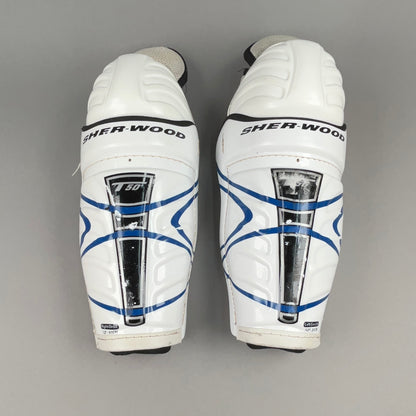 Sher-Wood T50 Junior 12" Vintage Hockey Shin Guards