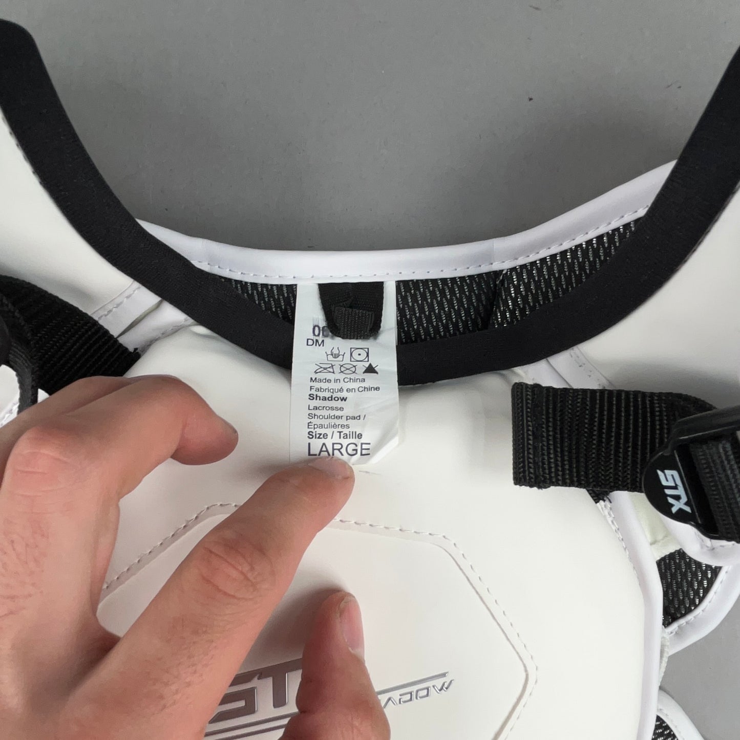 STX Shadow Unltd Youth Large Lacrosse Shoulder Pads