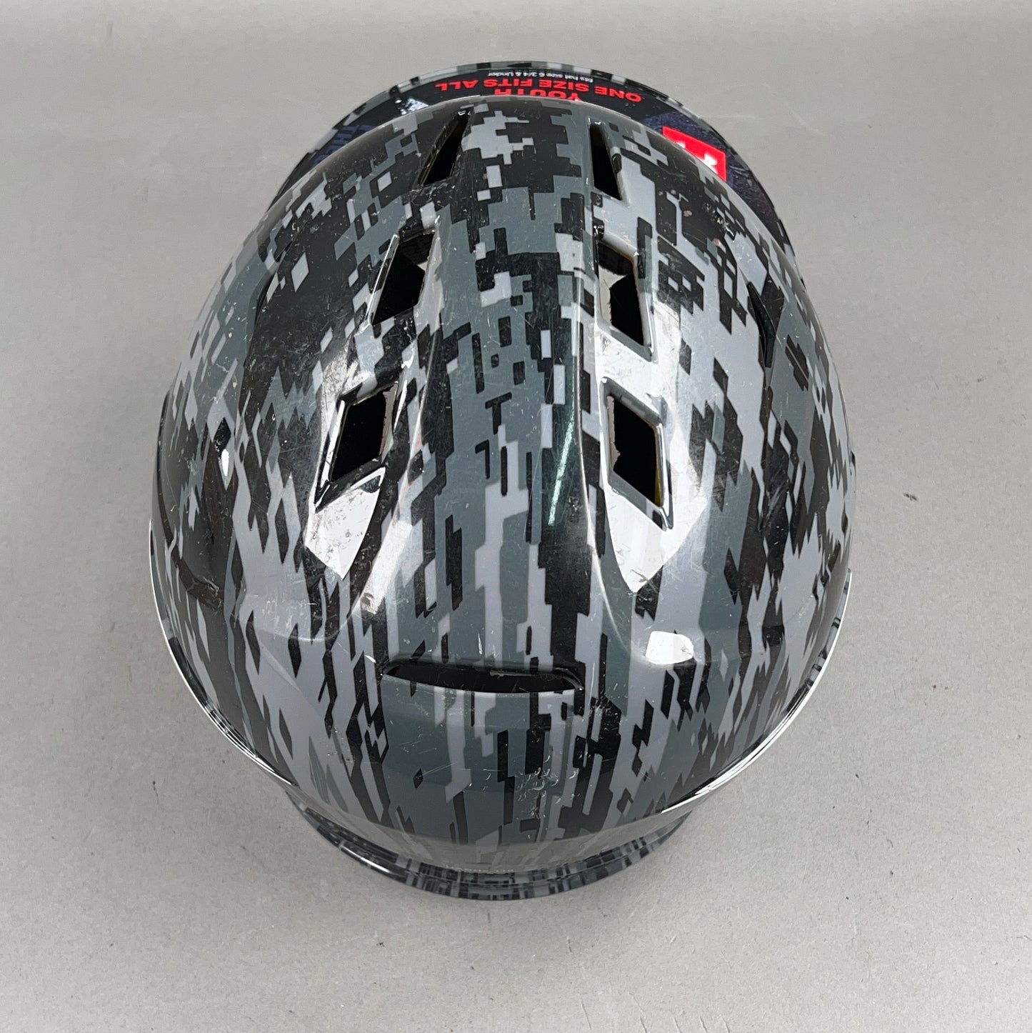 Under Armour UABH2-110 5 7/8" to 6 3/4" Youth Baseball Batting Helmet