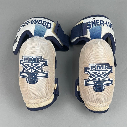 Sher-Wood PMP X 8 Junior Large Vintage Hockey Elbow Pads