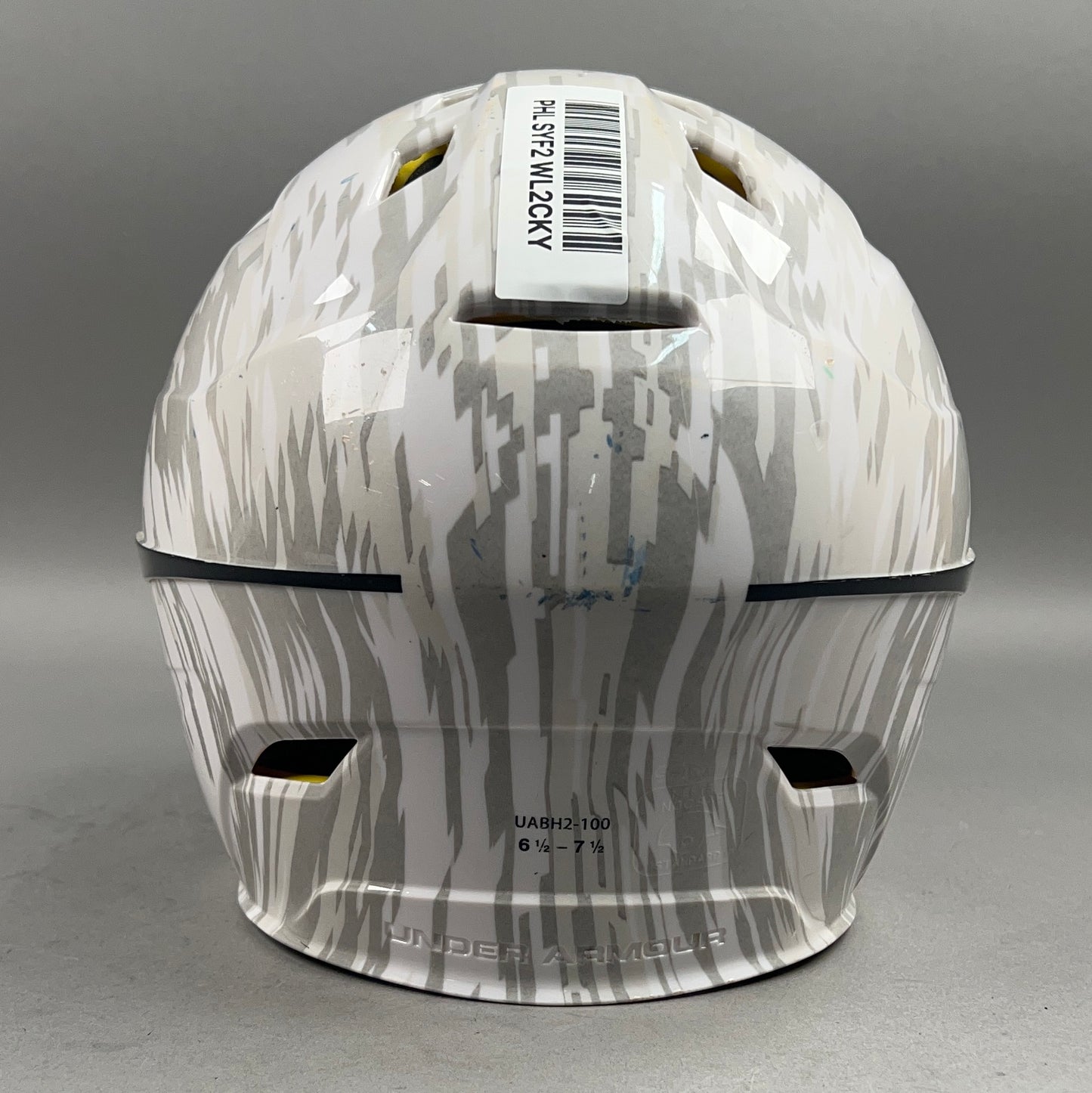 Under Armour UABH2-100 6 1/2" to 7 1/2" Junior Baseball Batting Helmet