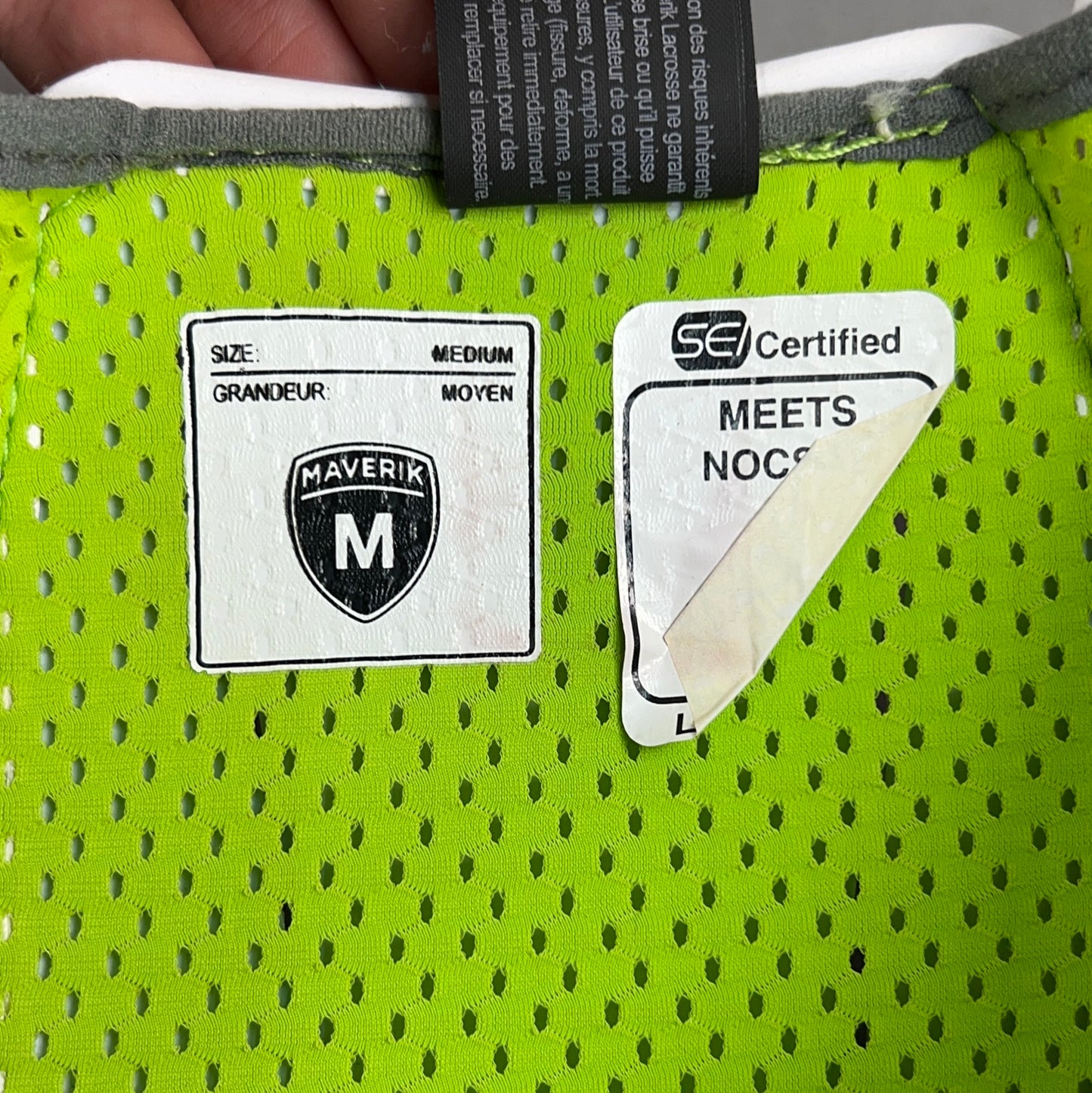 Maverik Max AX Suede Junior Medium Lacrosse Shoulder Pads