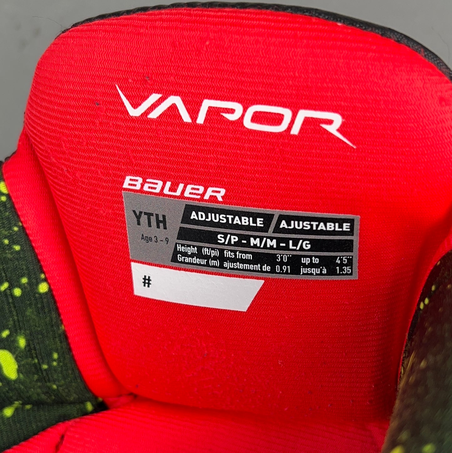 Bauer Vapor XTend Youth OSFM S/M/L Adjustable Hockey Pants