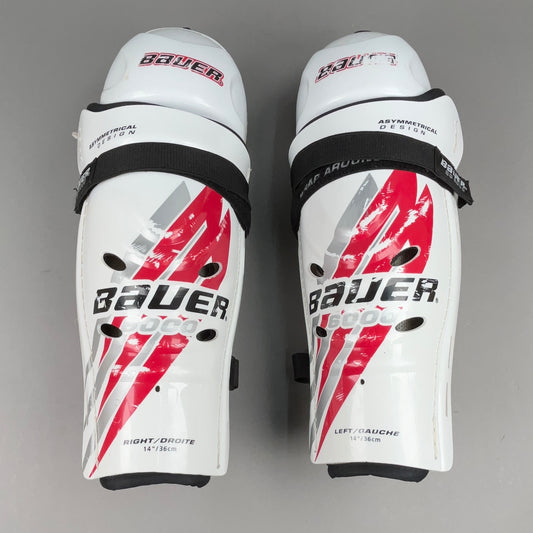 Bauer 6000 Intermediate 14" Hockey Shin Guards