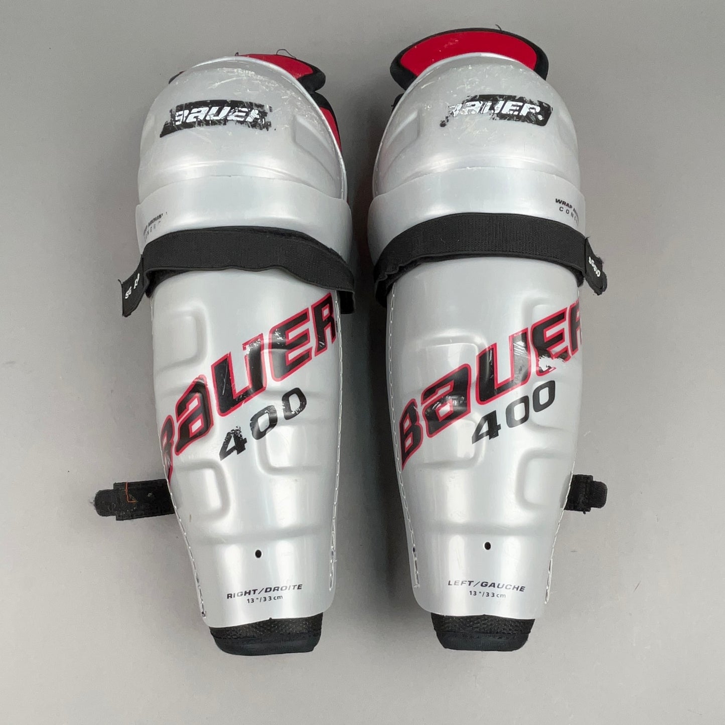 Bauer 400 Intermediate 13" Hockey Shin Guards
