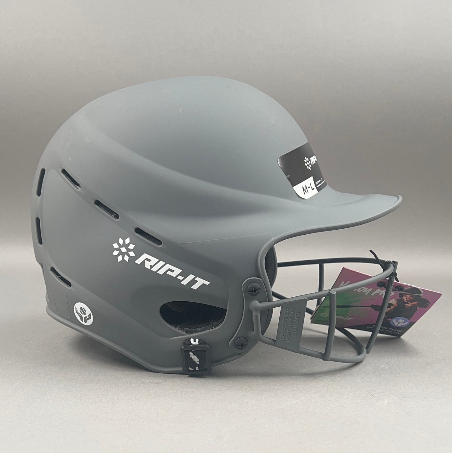Rip-It Vision Pro M/L 6 1/2" to 7 3/8" Junior Softball Batting Helmet
