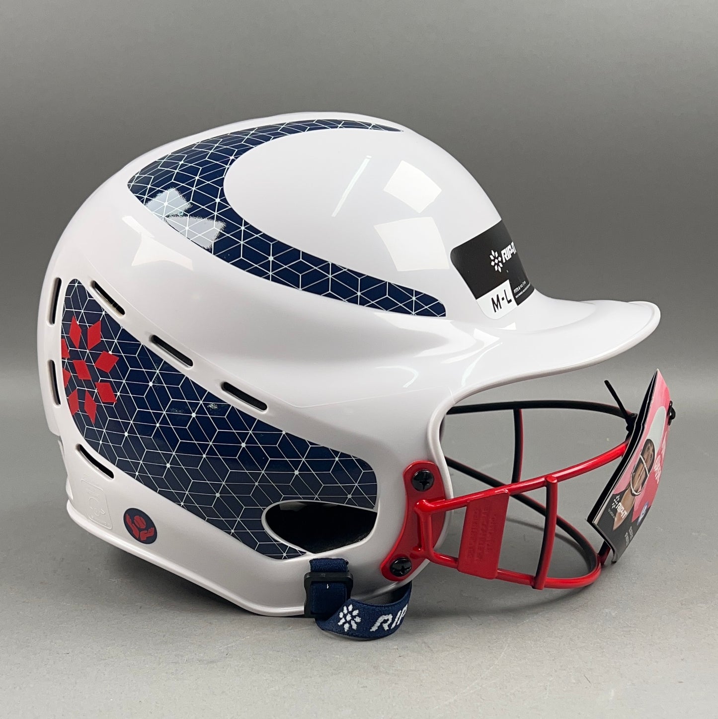 Rip-It Vision Classic M/L 6 1/2" to 7 3/8" Junior Softball Batting Helmet