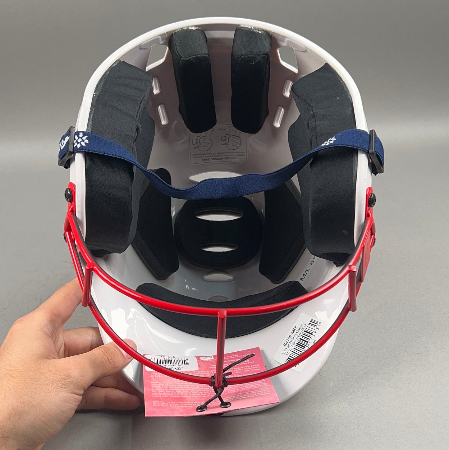Rip-It Vision Classic M/L 6 1/2" to 7 3/8" Junior Softball Batting Helmet
