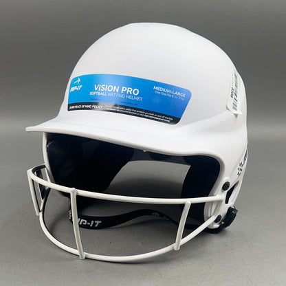 Rip-It Vision Pro M/L Adjustable 6 1/2" to 7 3/8" Junior Softball Batting Helmet