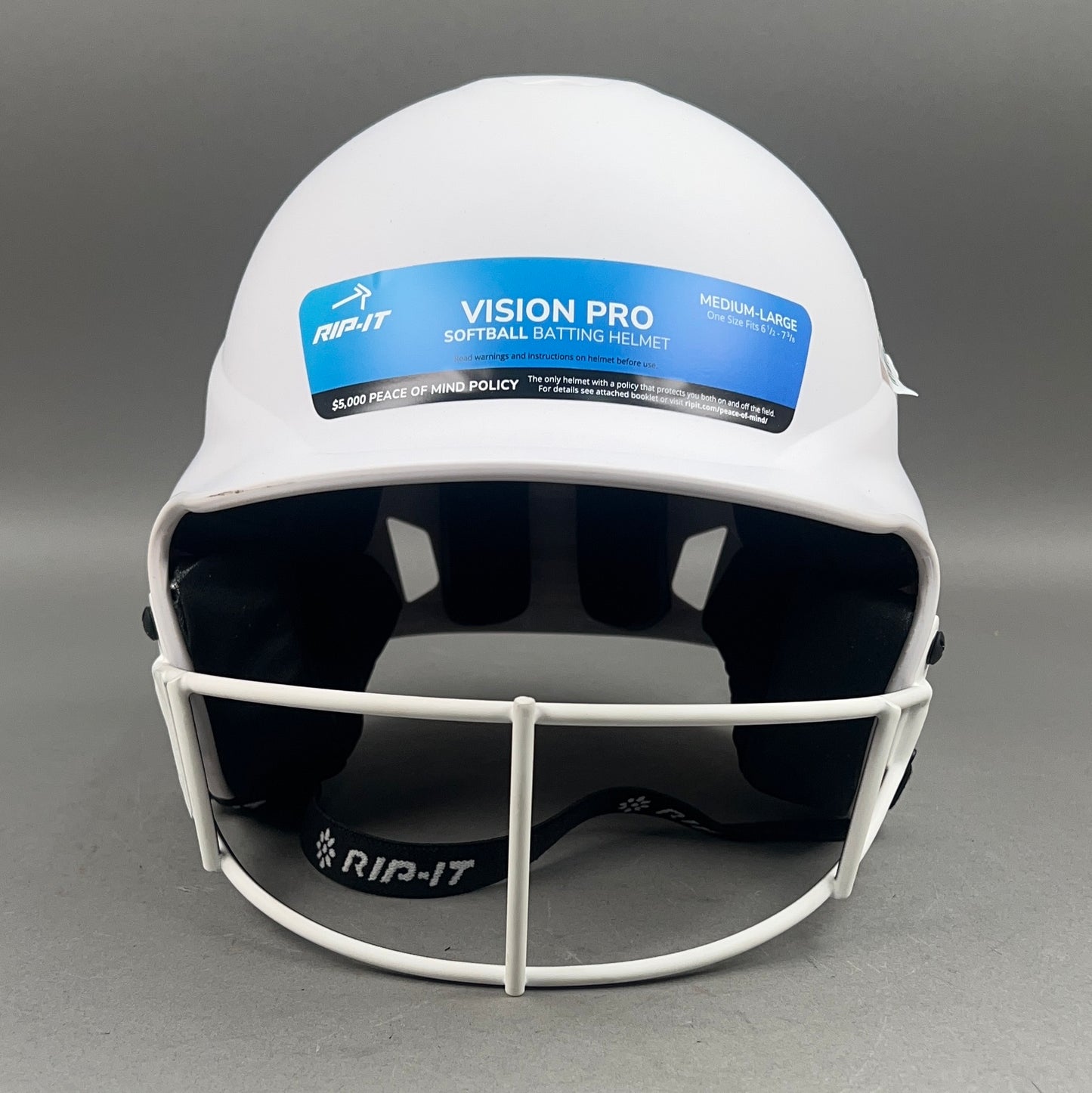 Rip-It Vision Pro M/L Adjustable 6 1/2" to 7 3/8" Junior Softball Batting Helmet