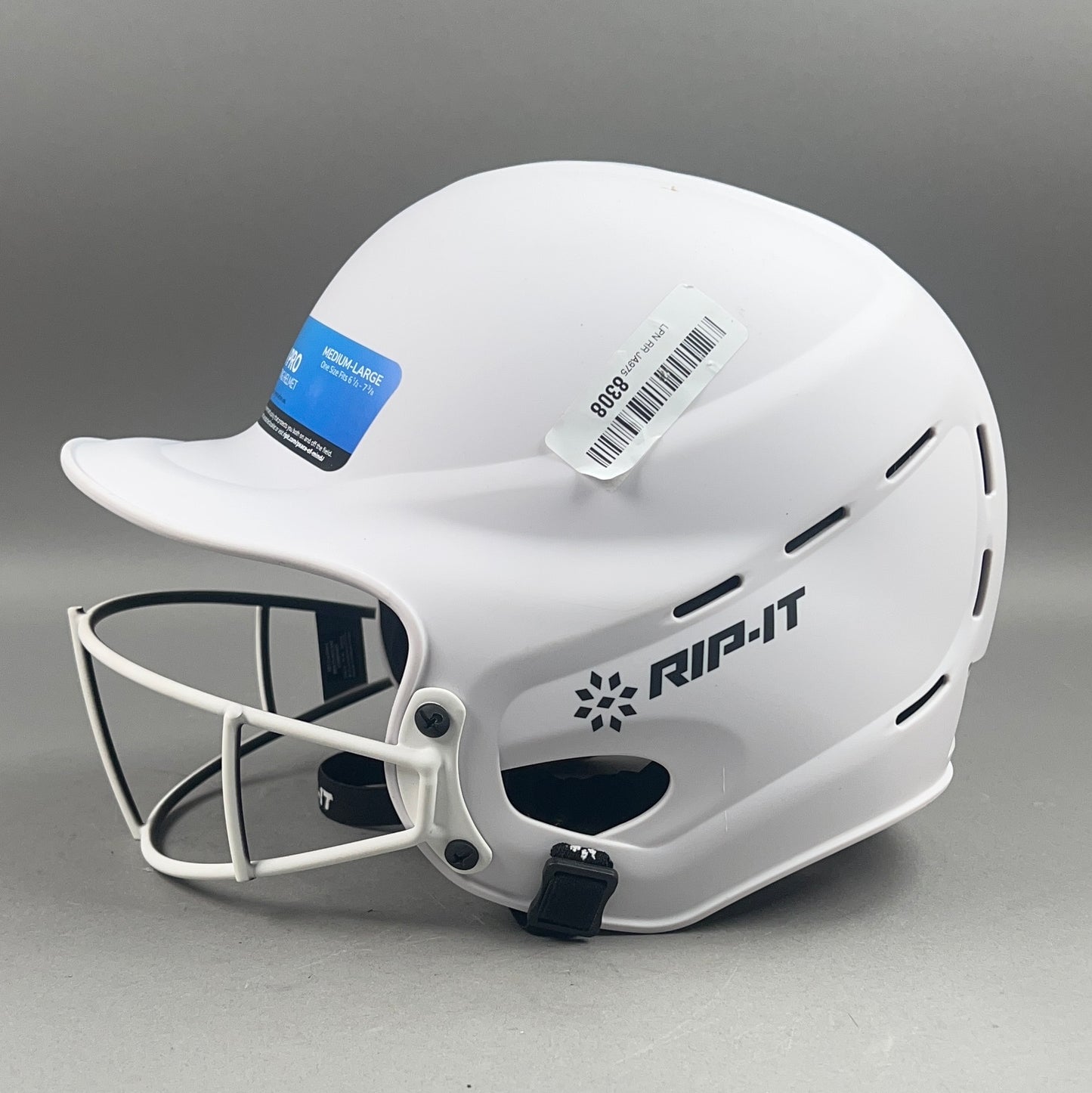 Rip-It Vision Pro M/L Adjustable 6 1/2" to 7 3/8" Junior Softball Batting Helmet