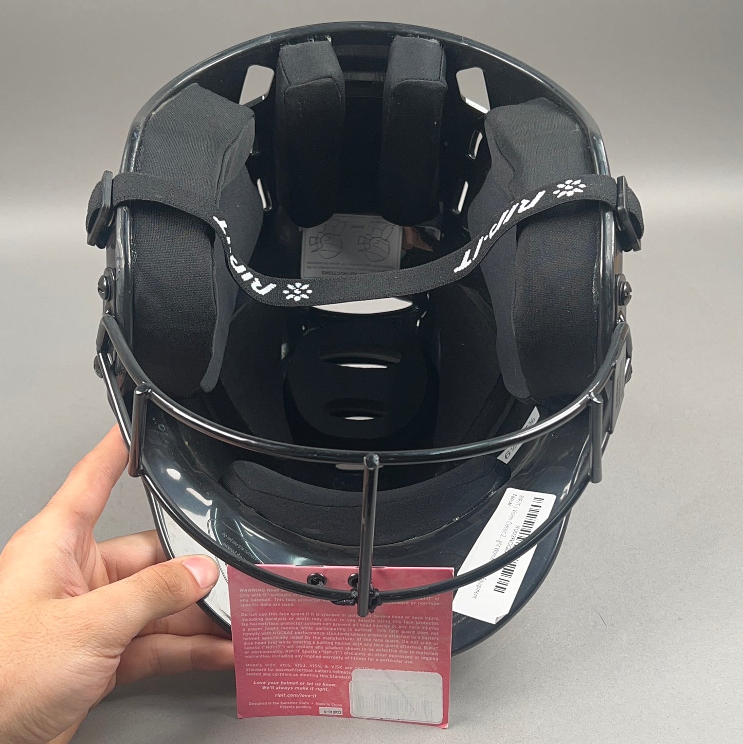 Rip-It Vision Classic M/L 6 1/2" to 7 3/8" Junior Softball Batting Helmet