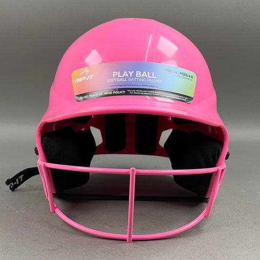 Rip-It Play Ball S/M 6" to 6 7/8" Youth Softball Batting Helmet