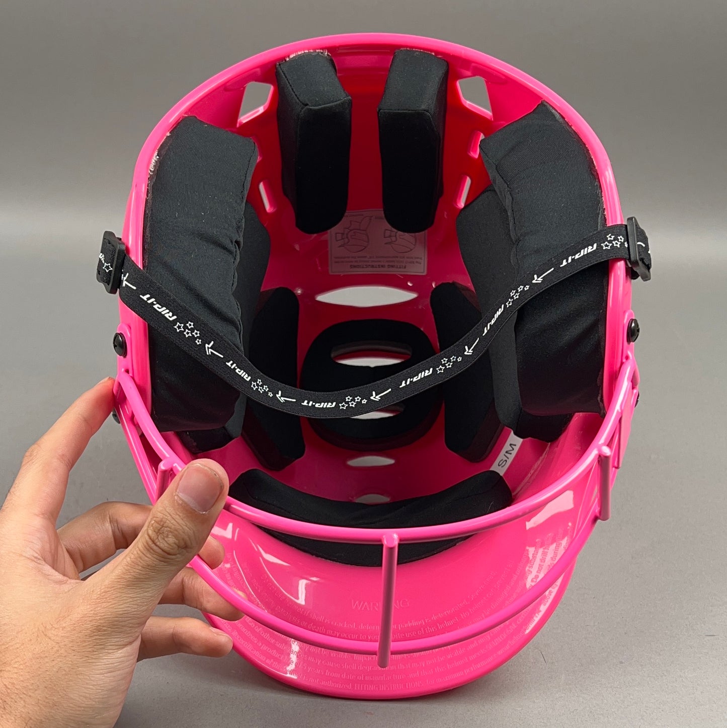Rip-It Play Ball S/M 6" to 6 7/8" Youth Softball Batting Helmet