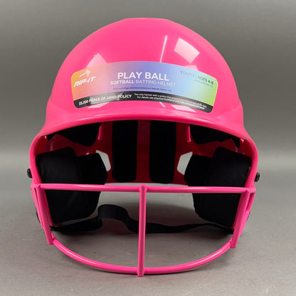 Rip-It Play Ball S/M 6" to 6 7/8" Youth Softball Batting Helmet