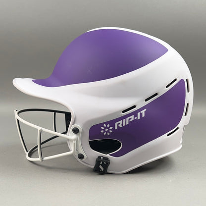 Rip-It Vision Pro M/L Adjustable 6 1/2" to 7 3/8" Junior Softball Batting Helmet