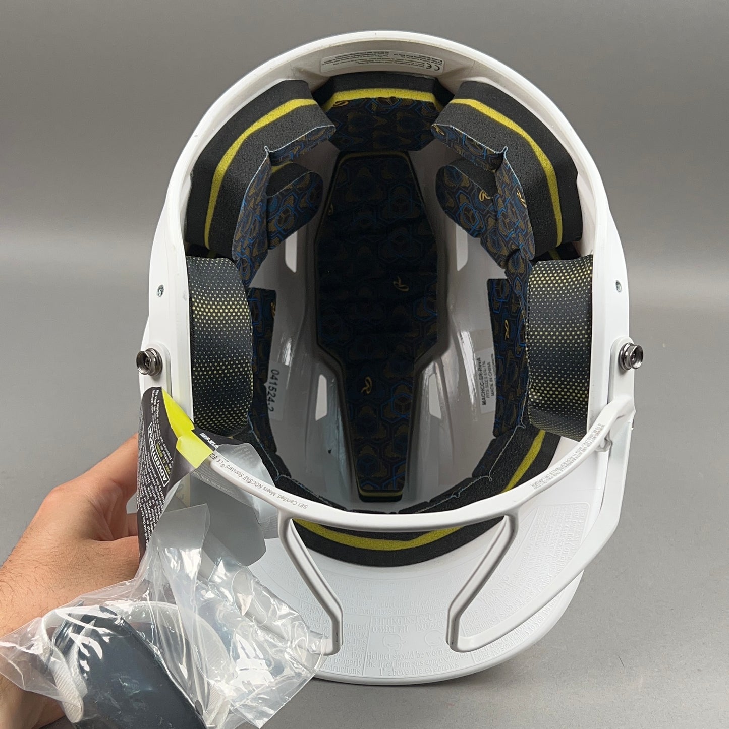 Rawlings MACH HI-VIZ L/XL 6 7/8" to 7 5/8" Senior Softball Batting Helmet
