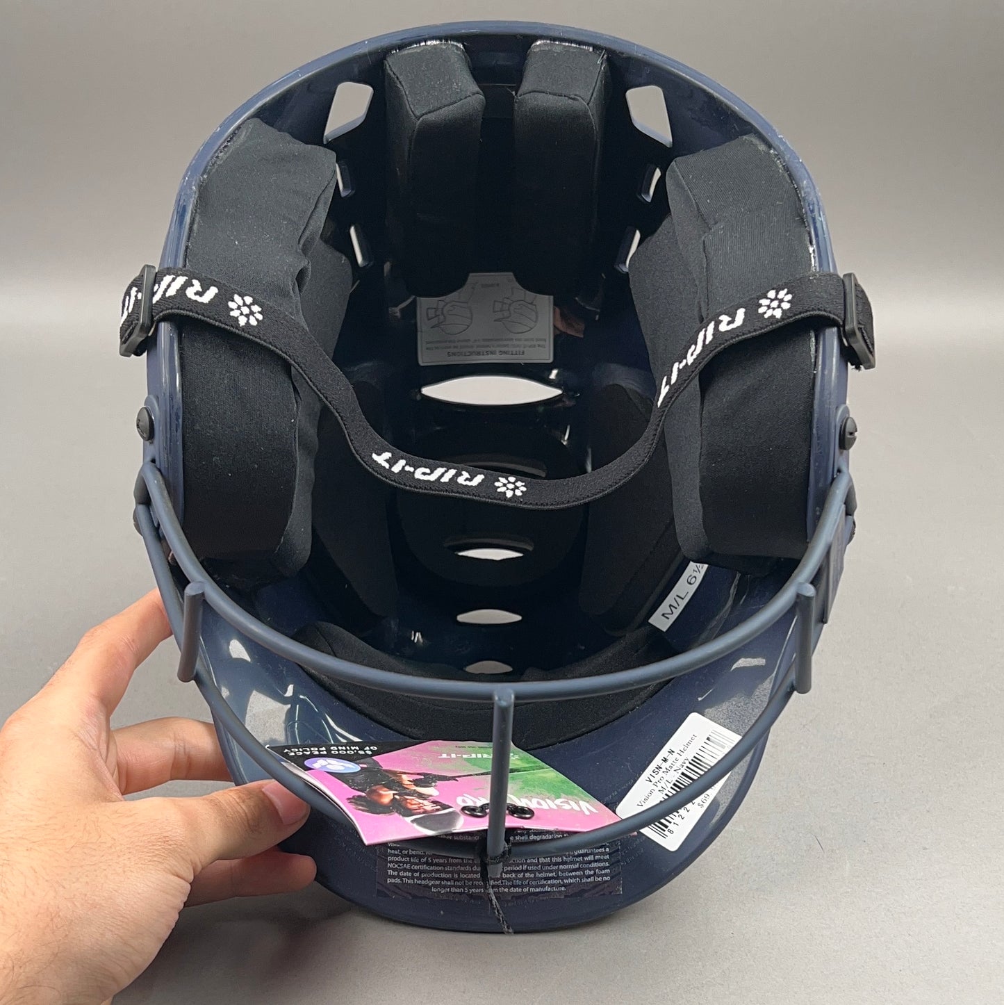 Rip-It Vision Pro M/L 6 1/2" to 7 3/8" Junior Softball Batting Helmet