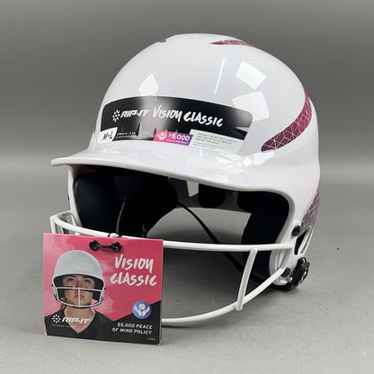 Rip-It Vision Classic M/L 6 1/2" to 7 3/8" Senior Softball Batting Helmet