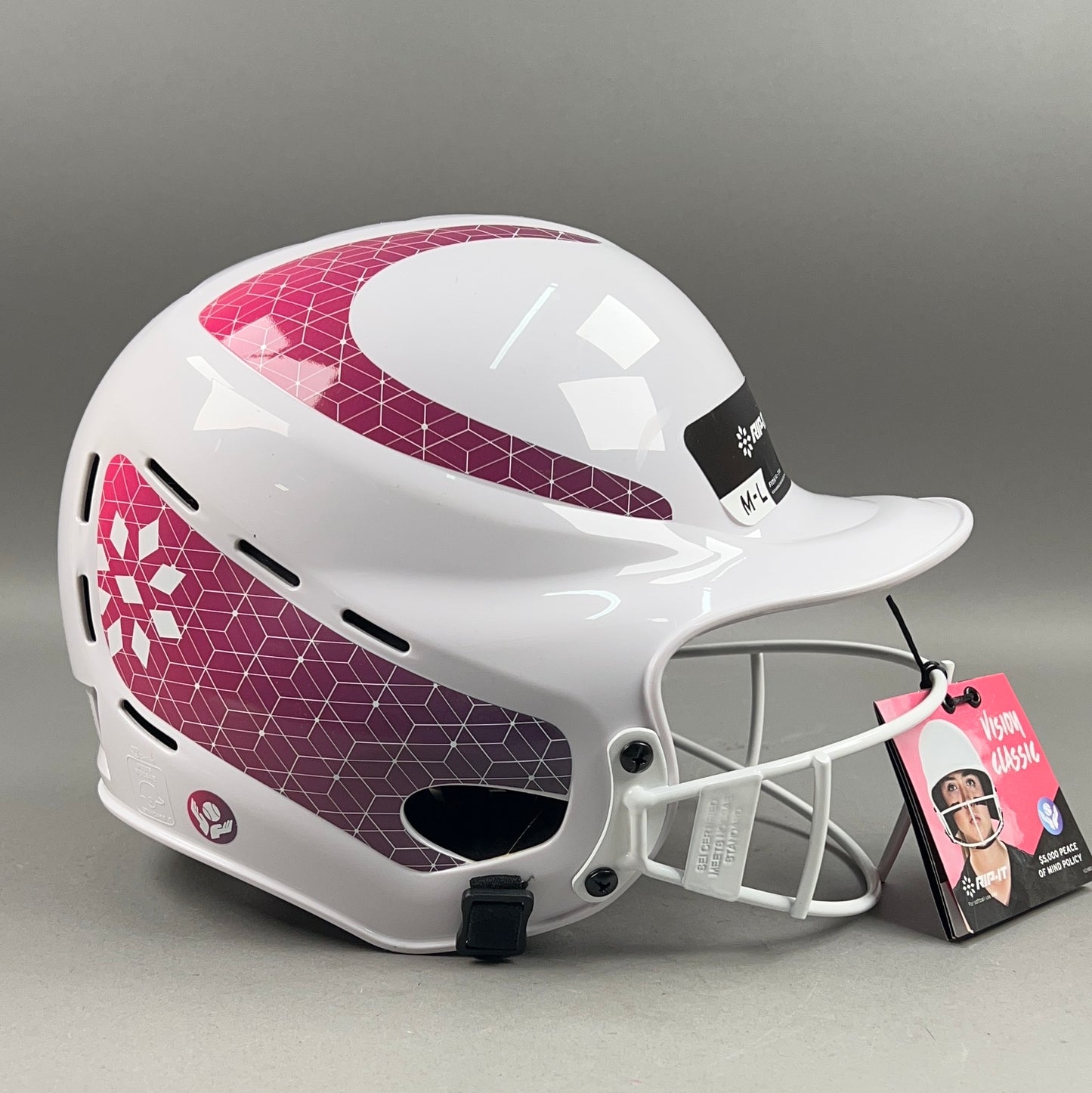 Rip-It Vision Classic M/L 6 1/2" to 7 3/8" Senior Softball Batting Helmet
