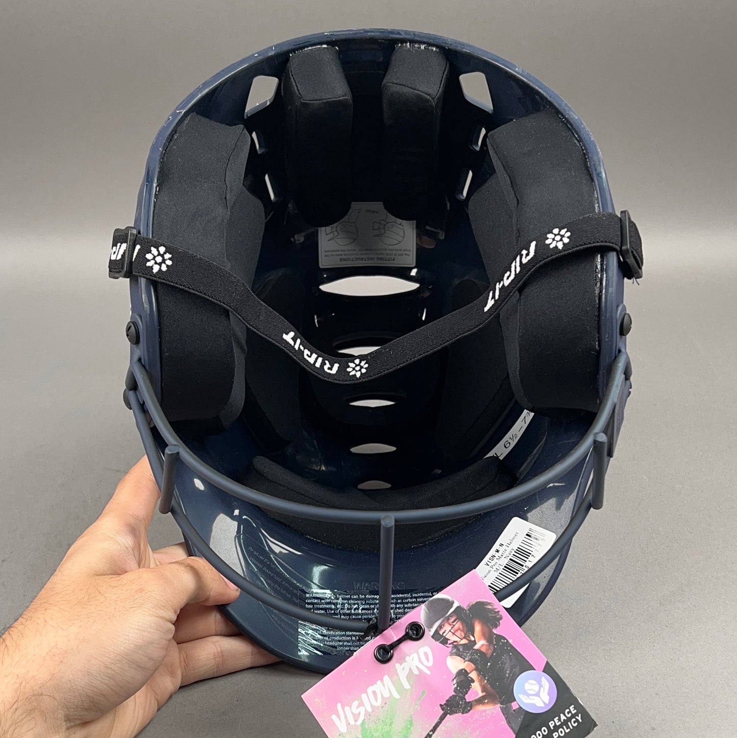 Rip-It Vision Pro M/L 6 1/2" to 7 3/8" Senior Softball Batting Helmet