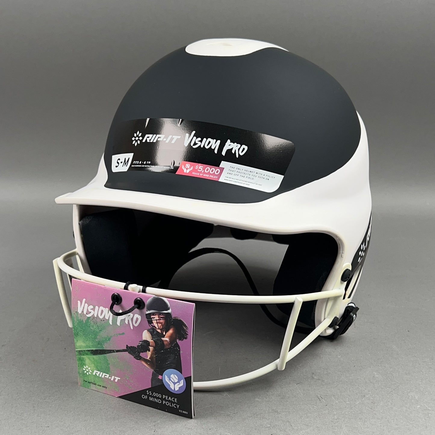 Rip-It Vision Pro S/M 6" to 6 7/8" Youth Softball Batting Helmet