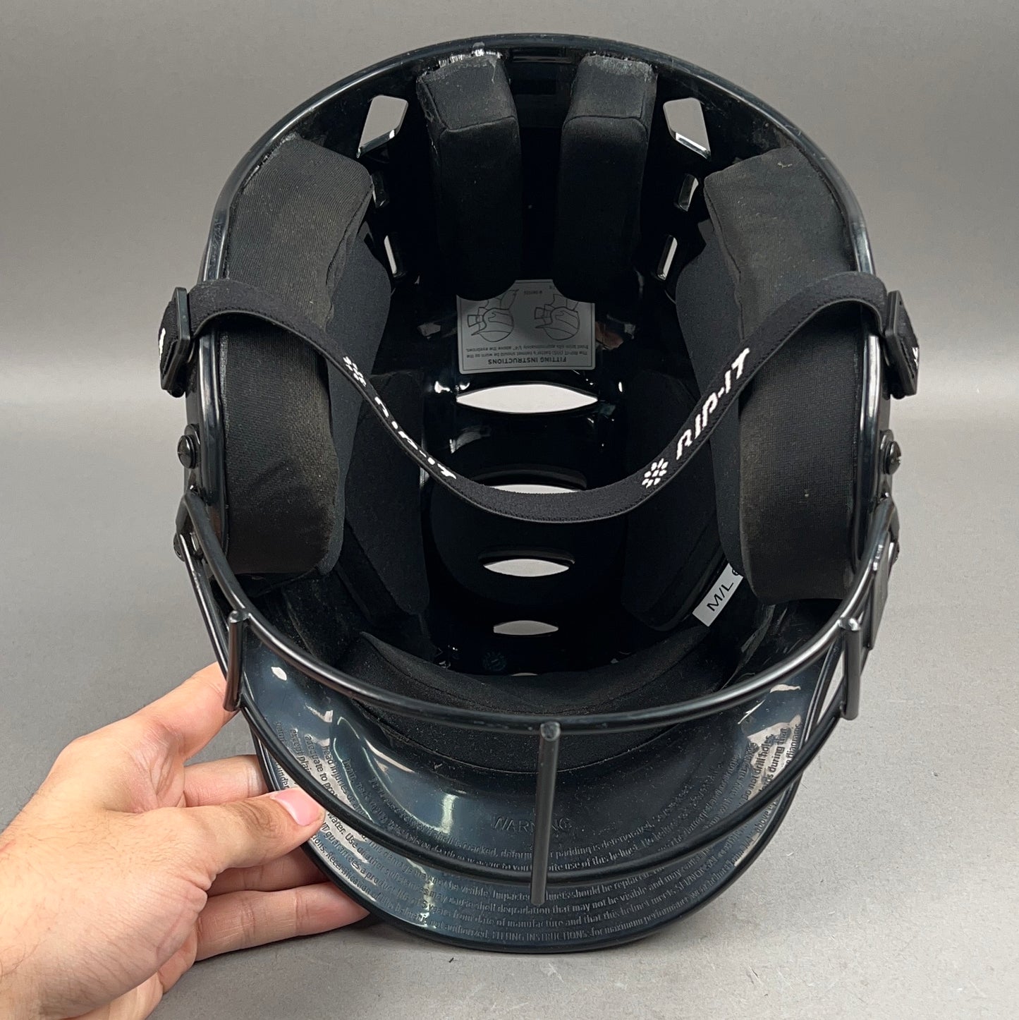 Rip-It Vision Classic M/L 6 1/2" to 7 3/8" Junior Softball Batting Helmet