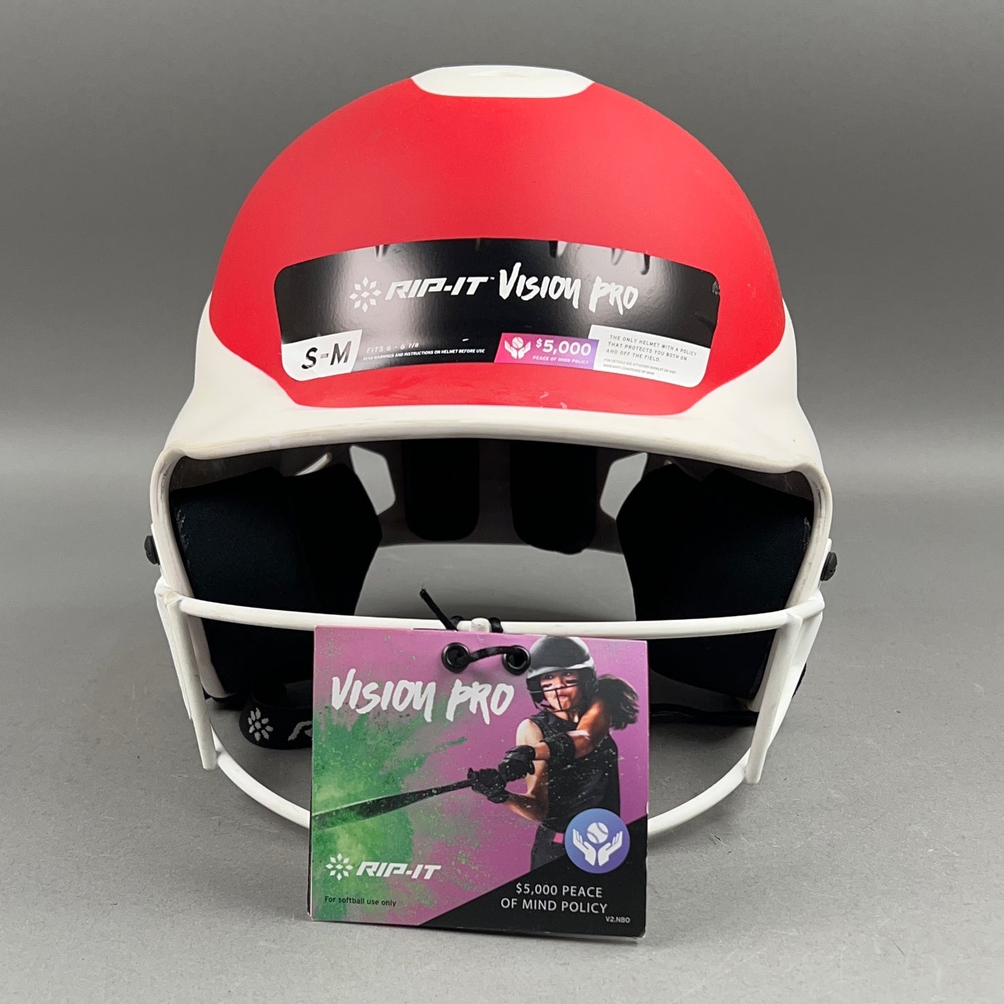 Rip-It Vision Pro S/M 6" to 6 7/8" Youth Softball Batting Helmet