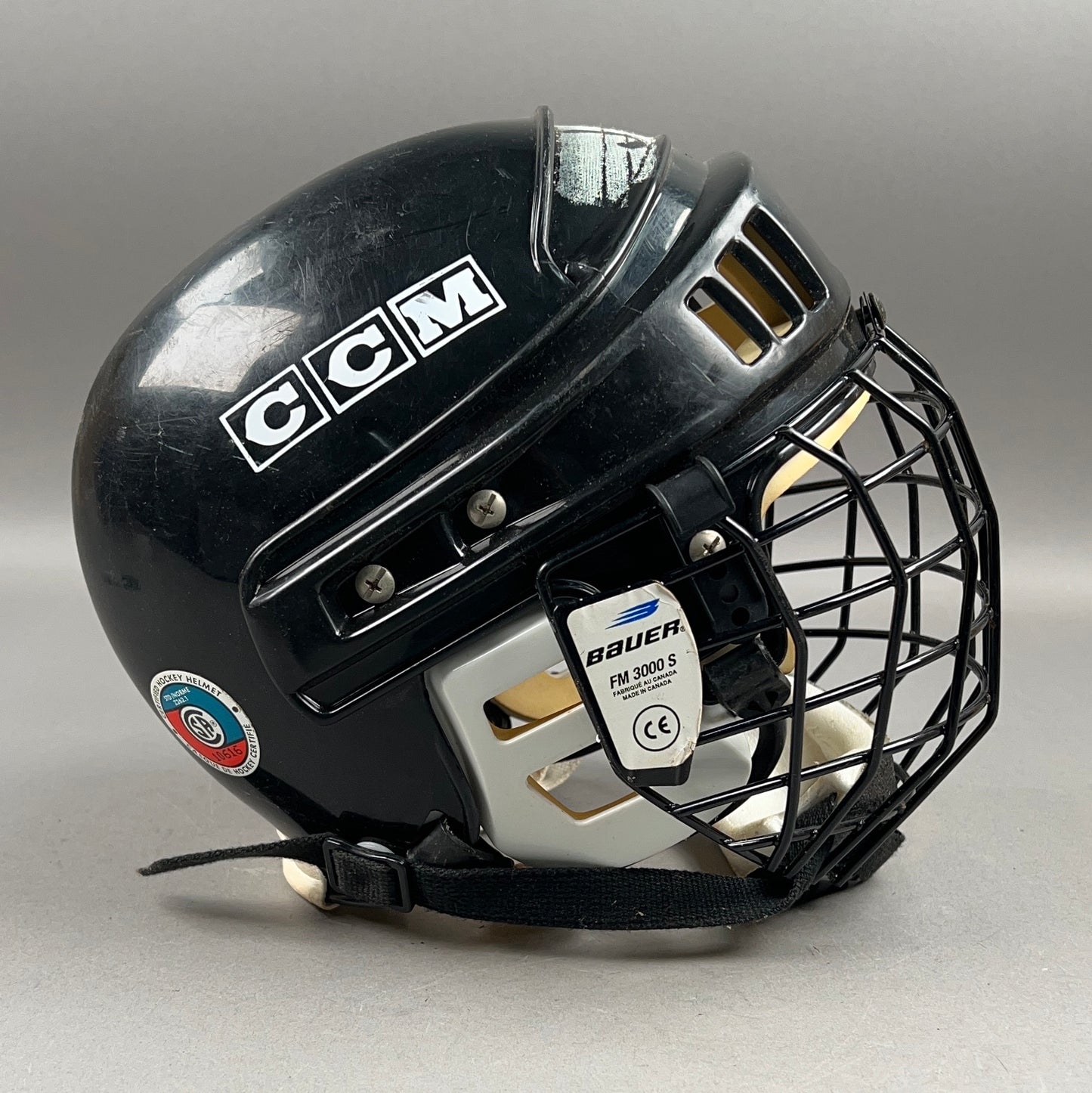 CCM Vintage Large 6 7/8" to 7 1/8" Senior Hockey Helmet