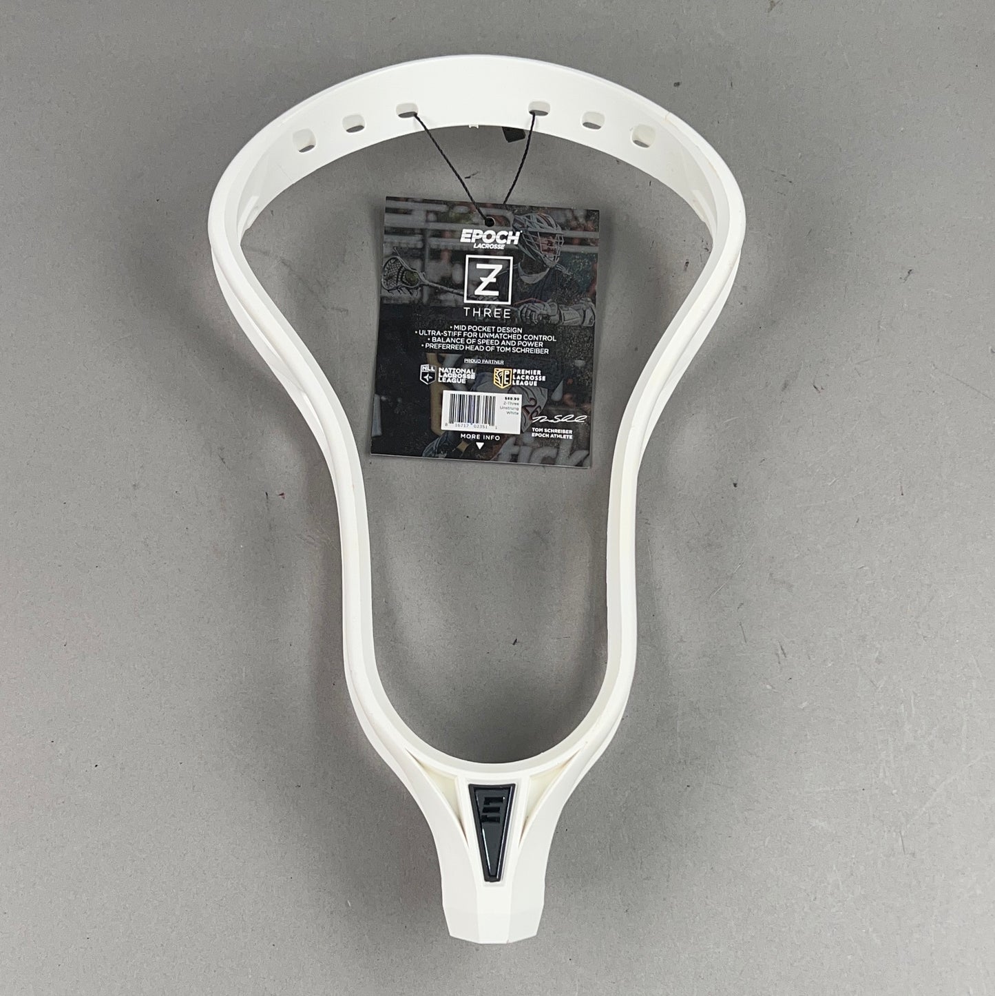 Epoch Z-Three Attack/Mid Unstrung Lacrosse Head