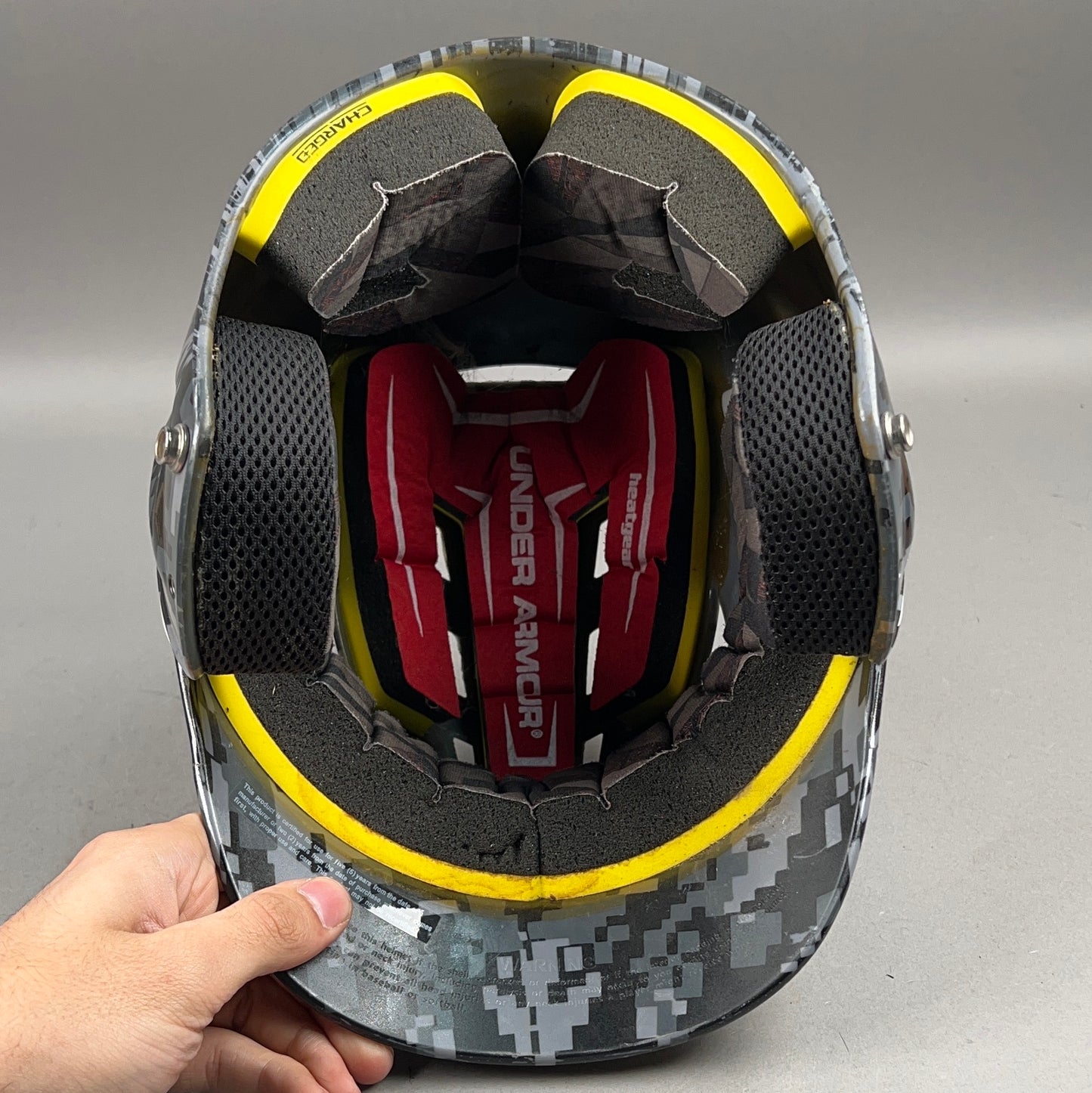 Under Armour UABH2-100 6 1/2" to 7 1/2" Junior Baseball Batting Helmet