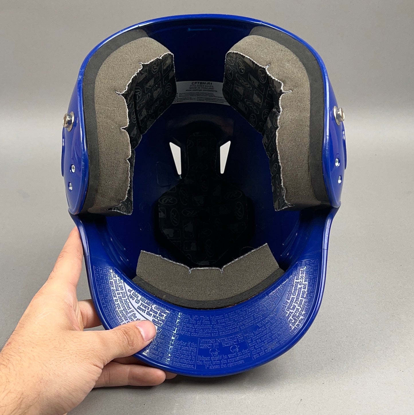 Rawlings CFTBH-R1 6 1/4" to 6 7/8" Junior Baseball Batting Helmet