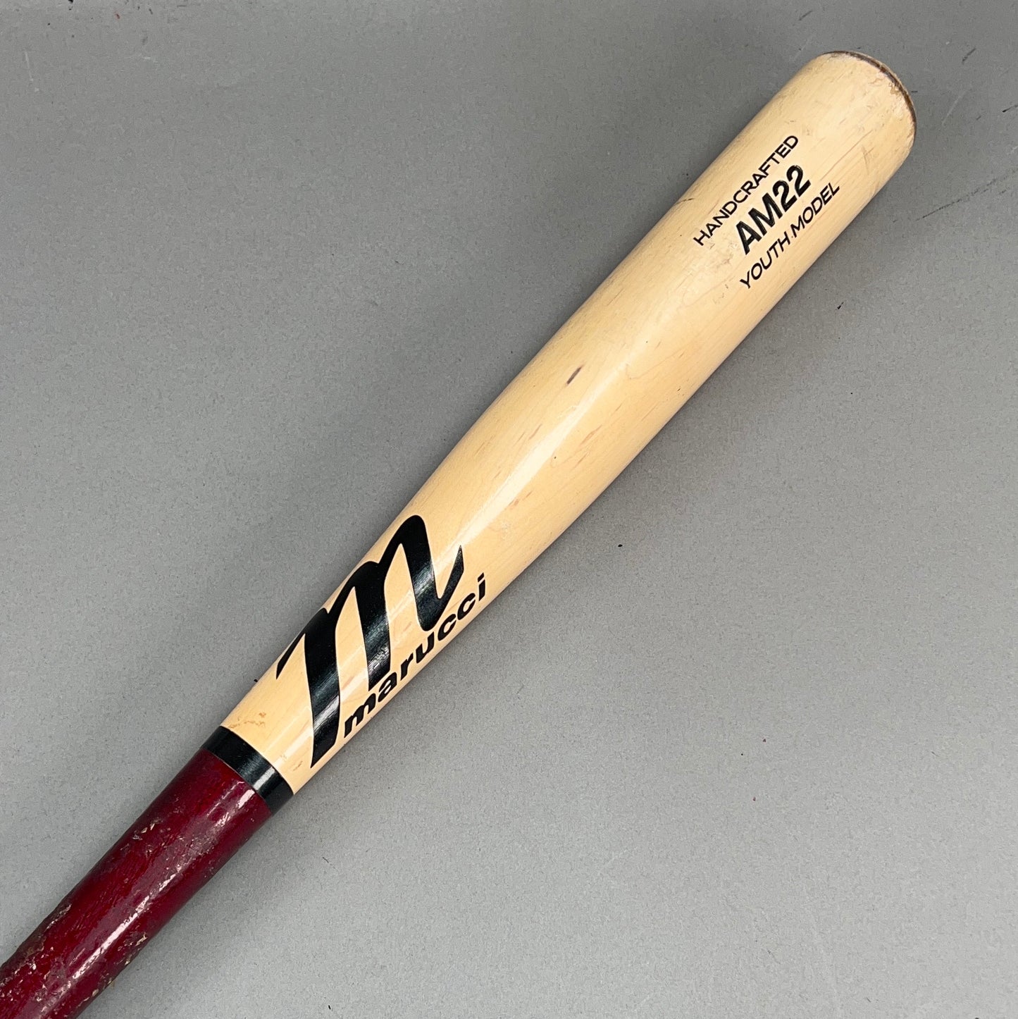 Marucci Handcrafted AM22 Youth Model 30/22 (-8) Wooden Baseball Bat