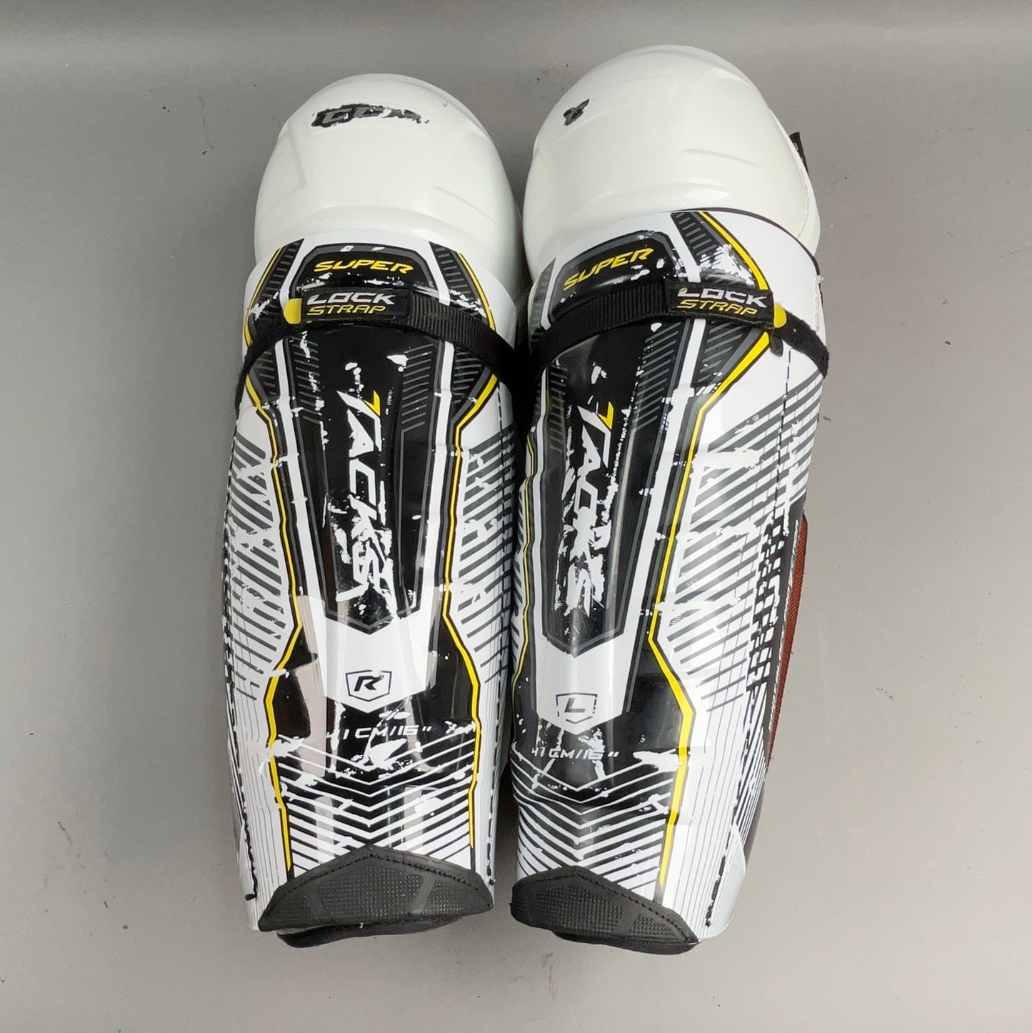 CCM Super Tacks Senior 16" Hockey Shin Guards