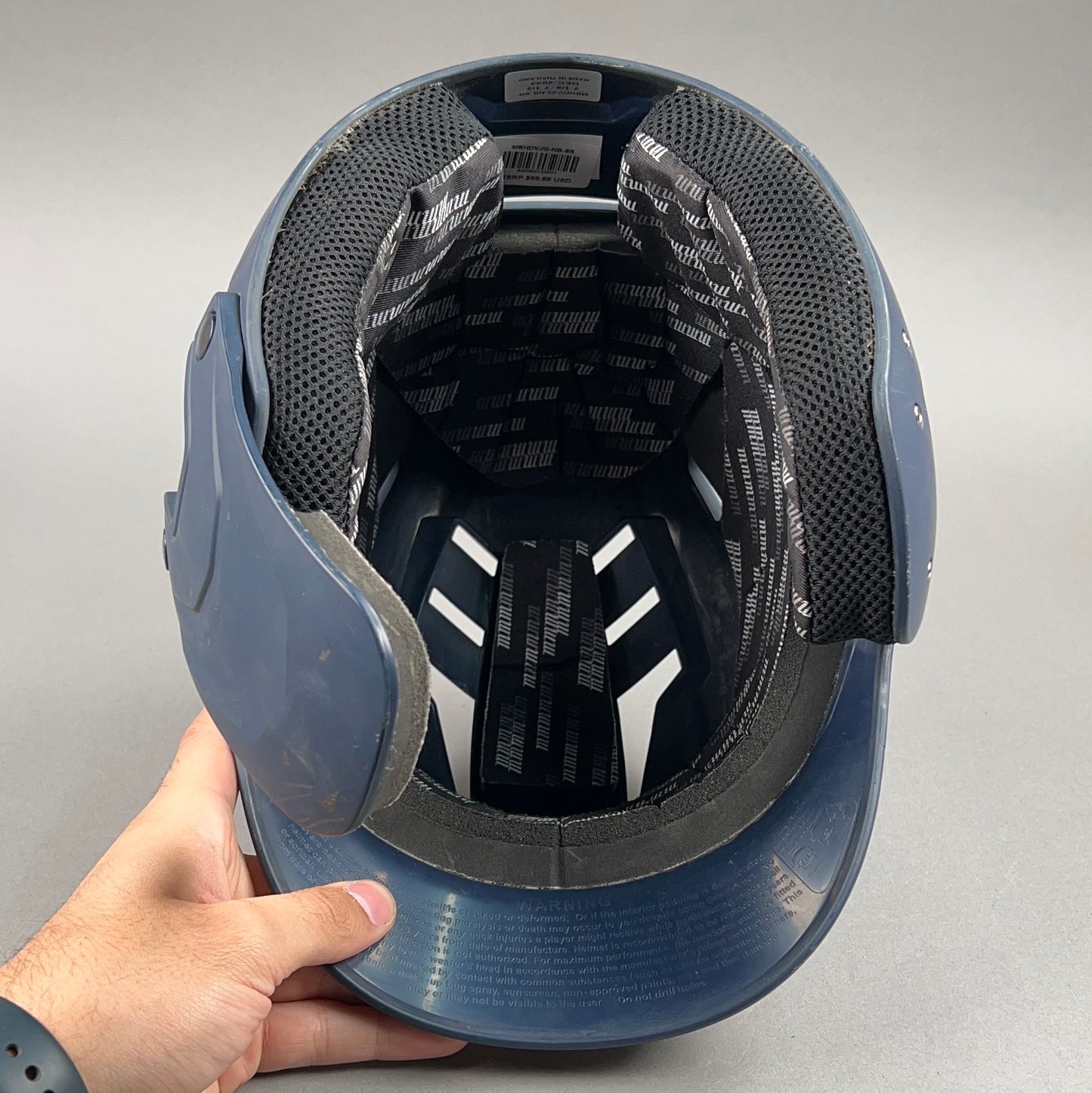 Marucci Duravent MBHDVJG-NB Medium 7 1/8" to 7 1/2" Senior Baseball Batting Helmet