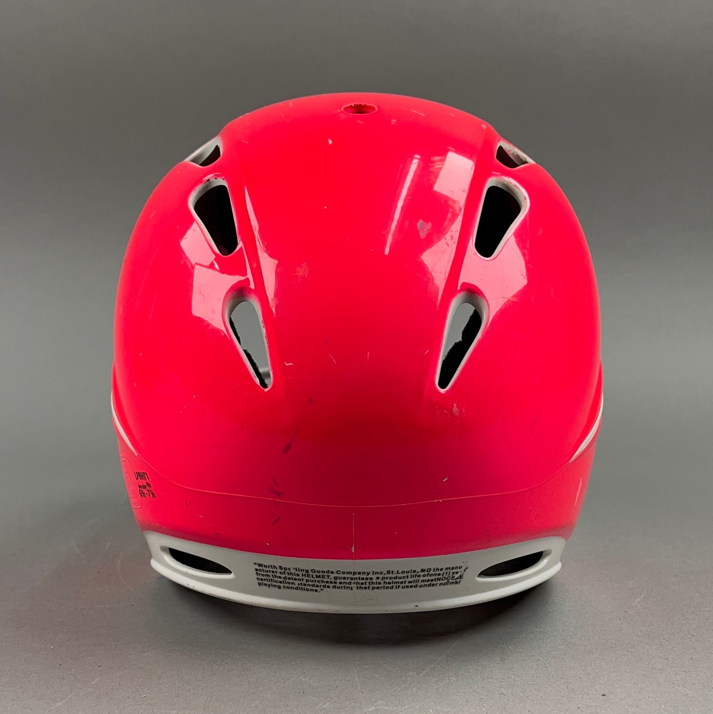 Worth Low Profile LPBHT1 OSFM 6 1/2" to 7 1/2" Junior Softball Batting Helmet