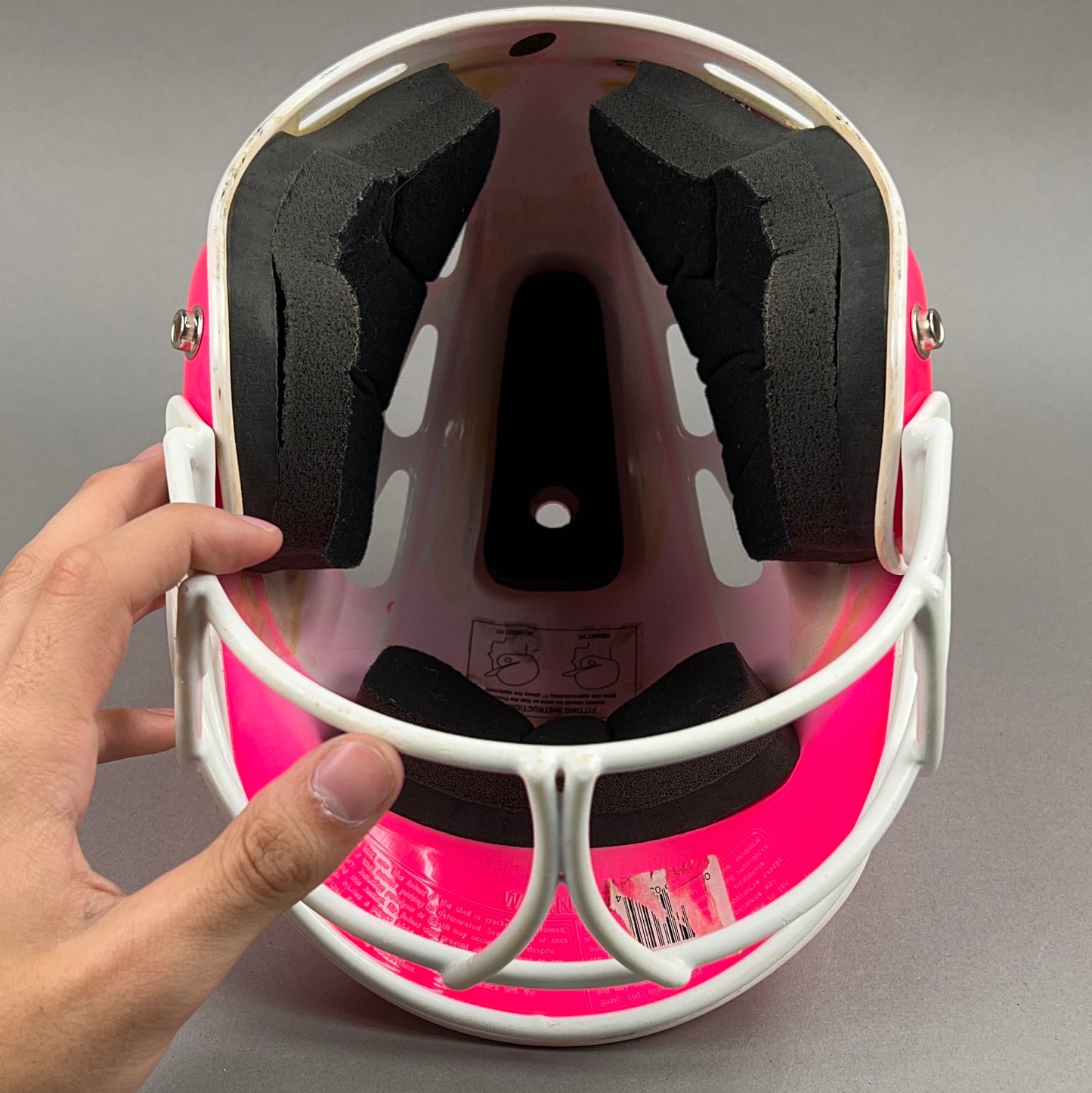 Worth Low Profile LPBHT1 OSFM 6 1/2" to 7 1/2" Junior Softball Batting Helmet