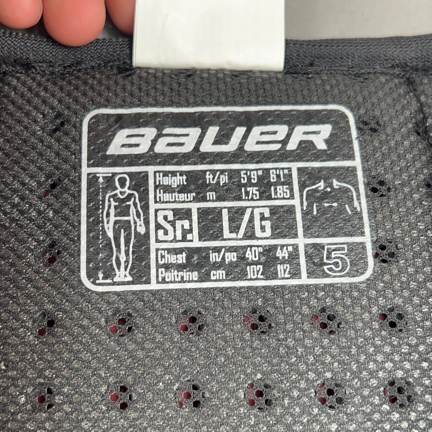 Bauer NSX Senior Large Hockey Shoulder Pads