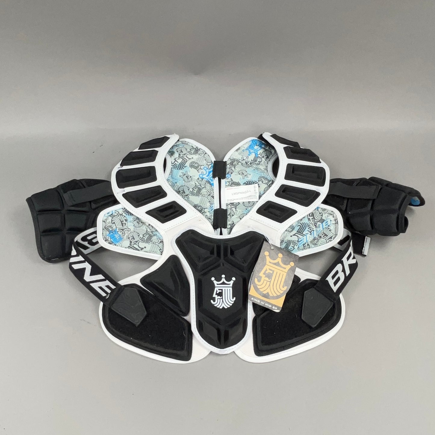Brine King IV Mid SP Junior Large Lacrosse Shoulder Pads