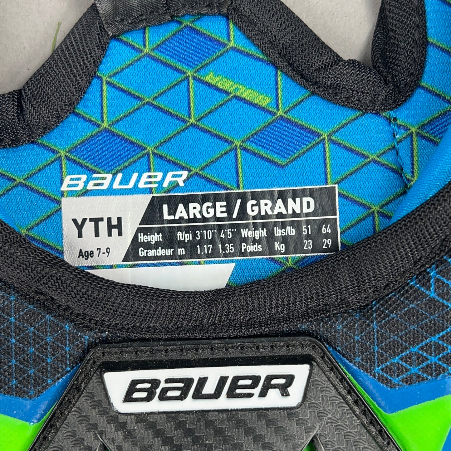Bauer X Youth Large Hockey Shoulder Pads