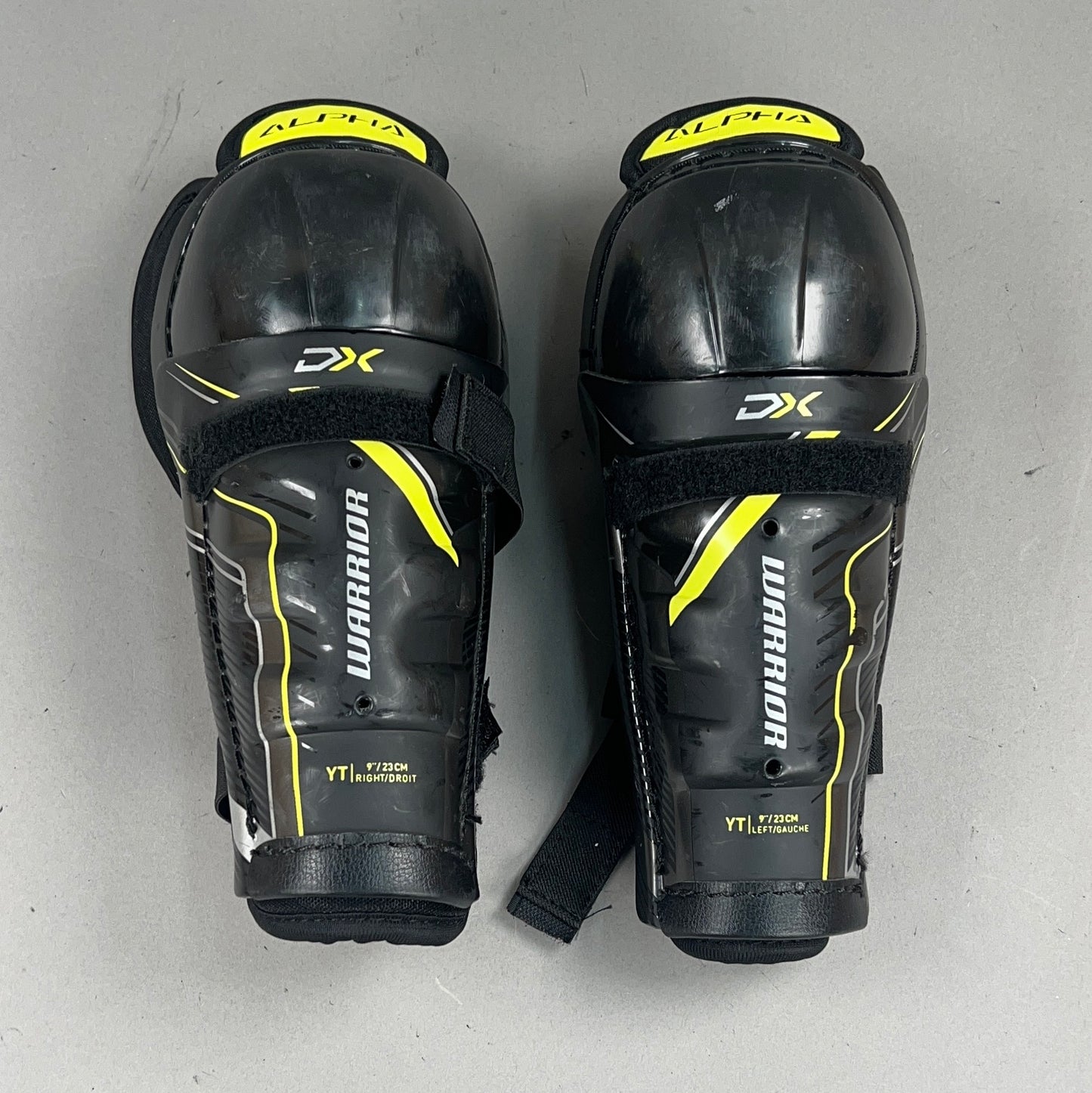 Warrior Alpha DX Youth 9" Hockey Shin Guards