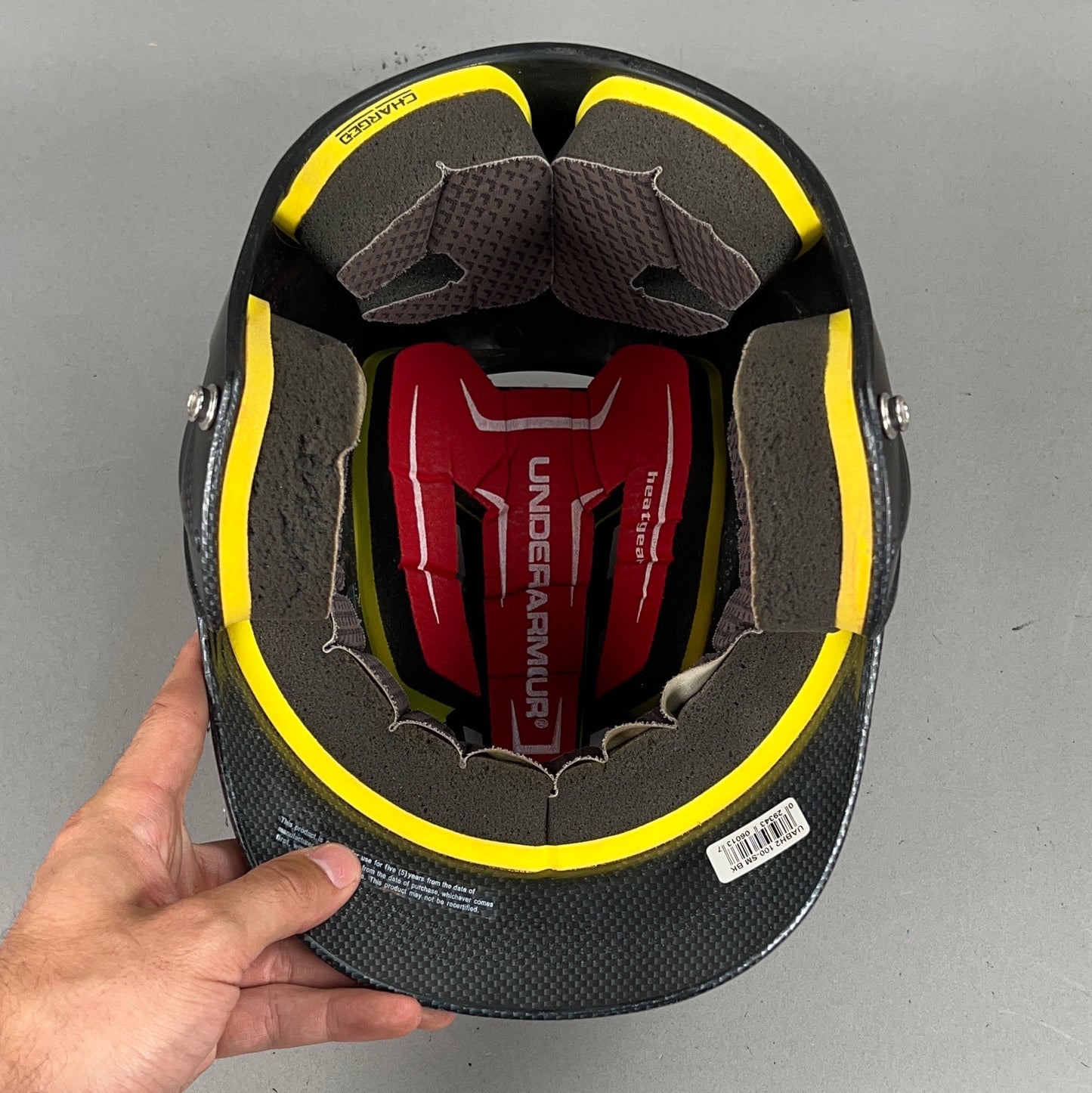 Under Armour UABH2-100 OSFM Adjustable 6 1/2" to 7 1/2" Junior Baseball Batting Helmet — view 7