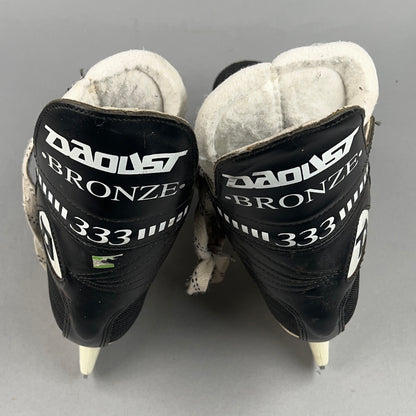 Daoust Bronze 333 Size 6 Vintage Intermediate Hockey Skates