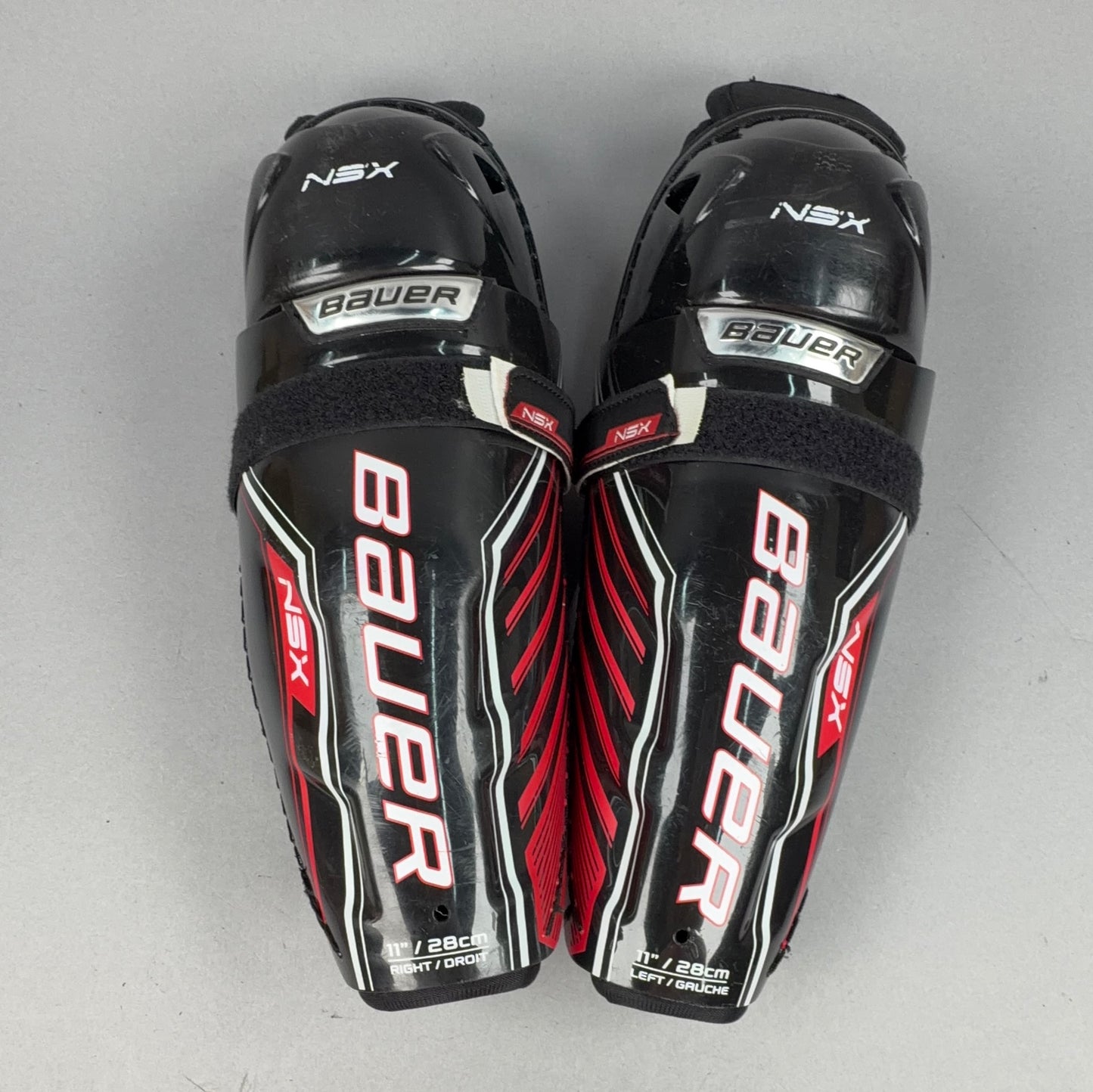 Bauer NSX Junior 11" Hockey Shin Guards